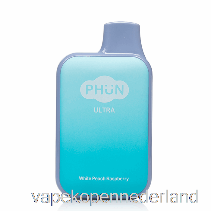 Elektronische Sigaret Vape Phun Ultra 6000 Wegwerp Witte Perzik Framboos